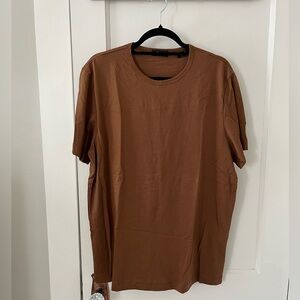 Men’s Theory Brown Short-sleeve Tee (L)